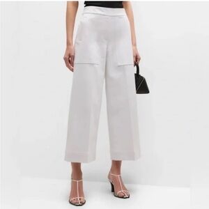 SPANX On the Go Cropped Wide Leg Pant - White Medium Tall